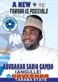 GAMBO ABUBAKAR SADIQ , Political Party - AA ( Action Alliance )