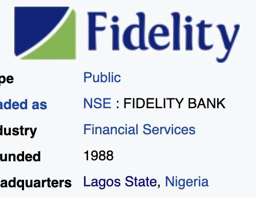 Fidelity Bank Nigeria